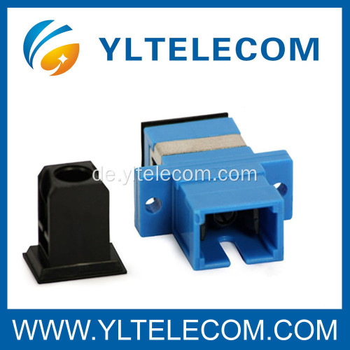 Quadratische SX SM optischen Adapter IEC Standard mit Zink-Legierung und Kunststoffgehäuse